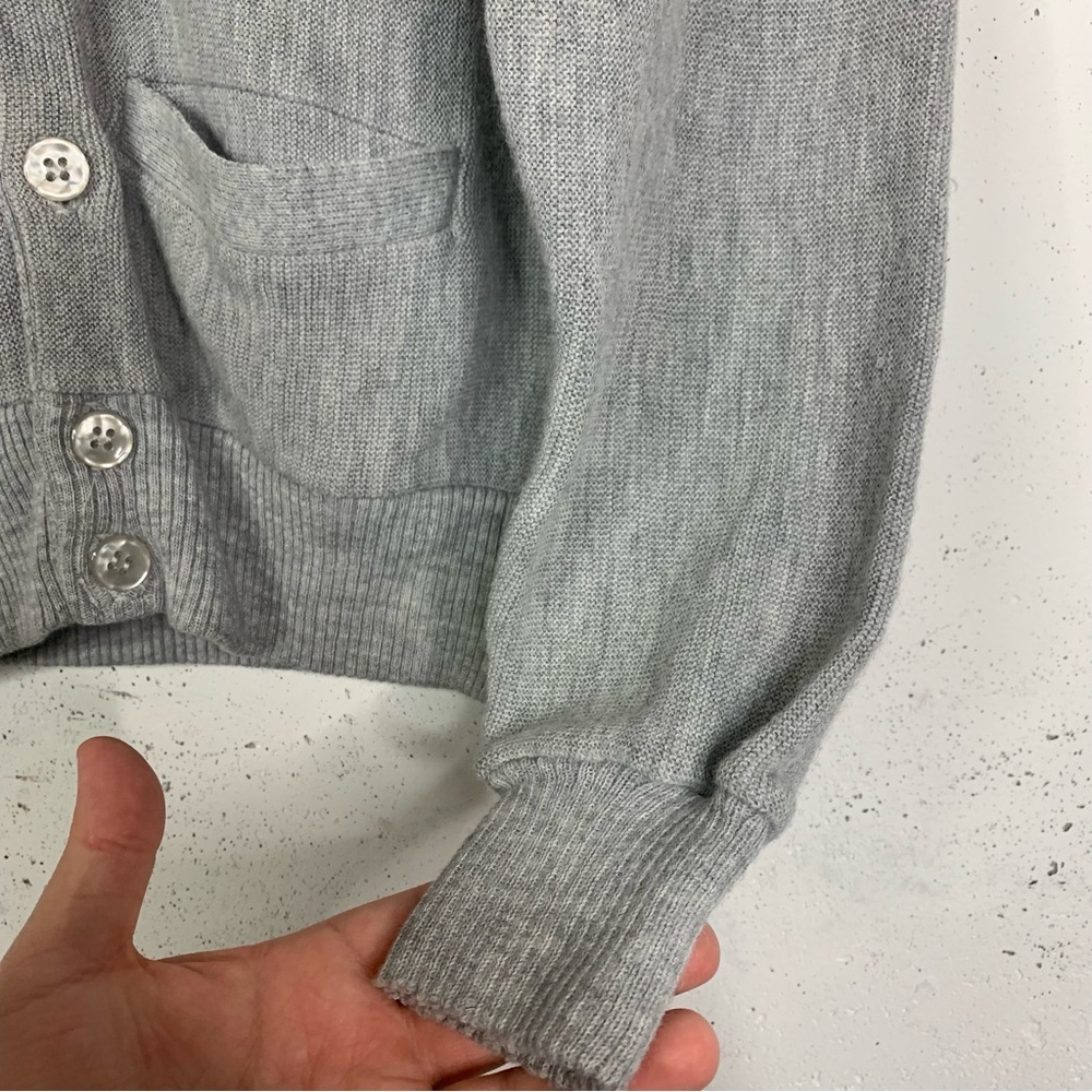 Virgin Zefran Heathered Knit Vintage Cardigan Sweater Size Medium - Picture 7 of 12